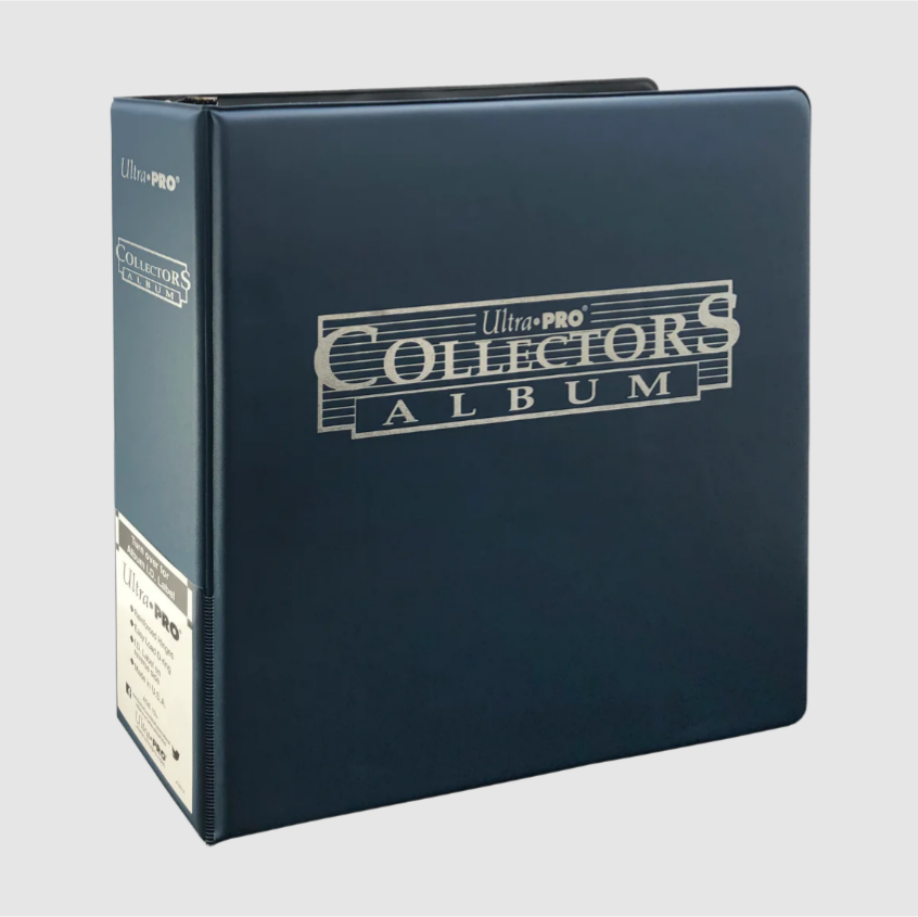 Álbum Ultra Pro Cobalto De 3 Anillas – Carpeta Acolchada De 3 Pulgadas Con Anillos En D, Ideal Para Coleccionistas De Cartas, Almacena Hasta 450 Tarjetas, Resistente A Bajas Temperaturas
