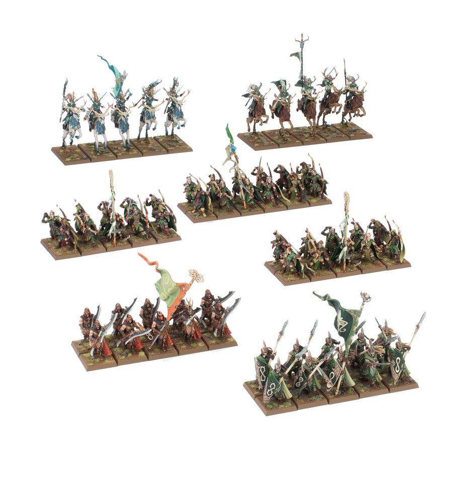 その他 Warhammer The Old World Wood Elves Lot The Old World - Wood Elf Realms Battalion – Goblinen