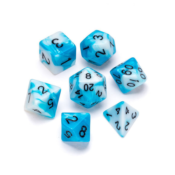 RPG 7-Die Sets Marble Series Greifenfels (Multiple variants)