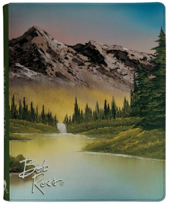 Ultra Pro Bob Ross Mountain Retreat 9-Pocket Zippered PRO-Binder