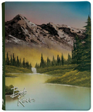 Ultra Pro Bob Ross Mountain Retreat 9-Pocket Zippered PRO-Binder
