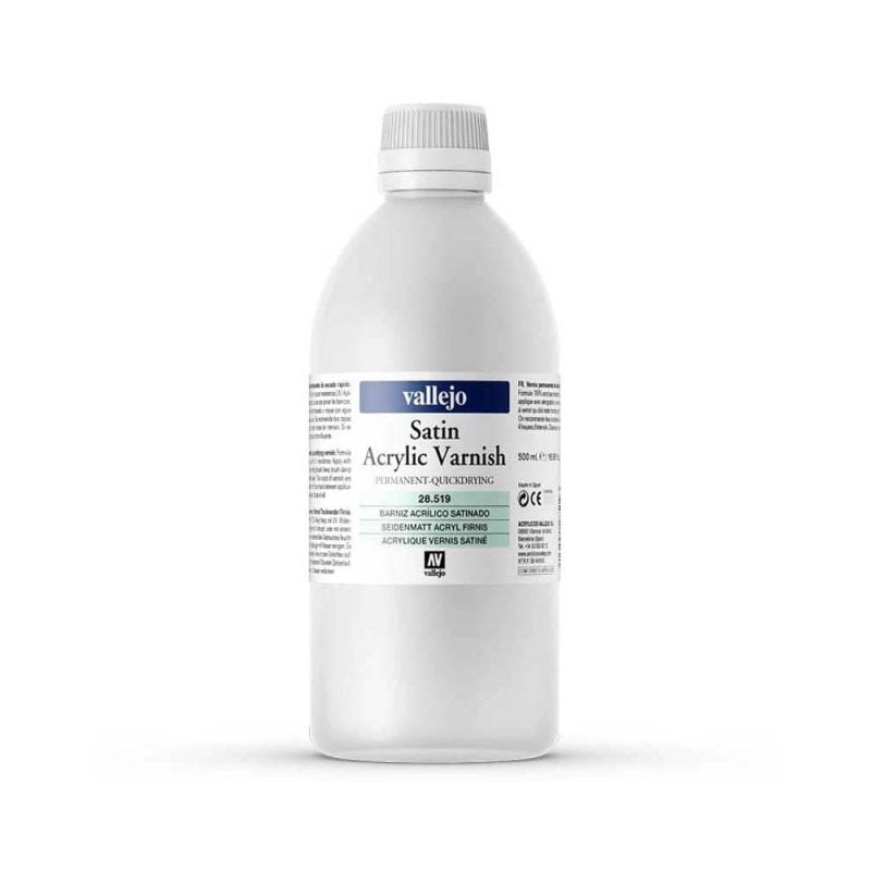 Vallejo - Satin Acrylic Varnish (500ml)