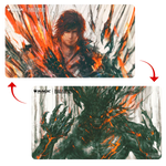 Ultra Pro Magic: The Gathering®—FINAL FANTASY™ Clive, Ifrit’s Dominant / Ifrit, Warden of Inferno Double-Sided Playmat