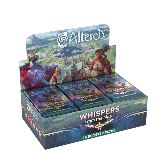 Altered TCG Whispers from the Maze Booster Display