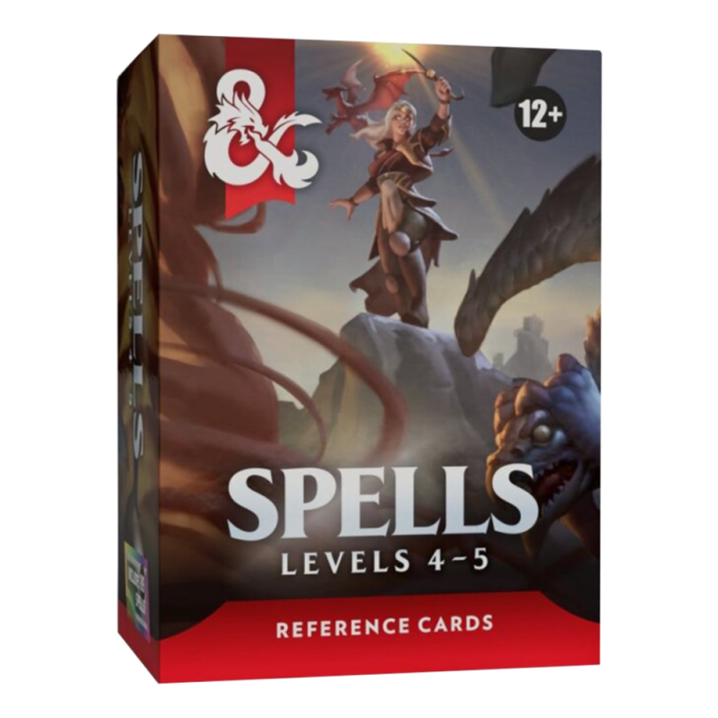Dungeons & Dragons - Spell Reference Cards: Levels 4–5 (5.5e)