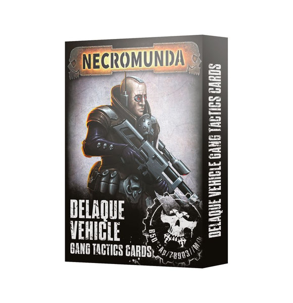 Warhammer Necromunda - Delaque Vehicle Gang Tactics Cards
