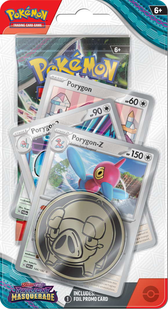 Pokémon TCG: Scarlet & Violet - Twilight Masquerade Premium Checklane: Porygon/Porygon2/Porygon-Z