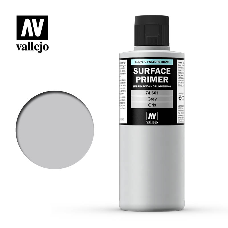 Vallejo - Surface Primer - Grey (200ml)