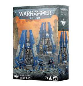 Warhammer 40,000 - Space Marines Drop Pods