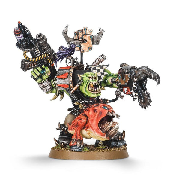 Warhammer 40,000 - Orks Ork Warboss with Attack Squig