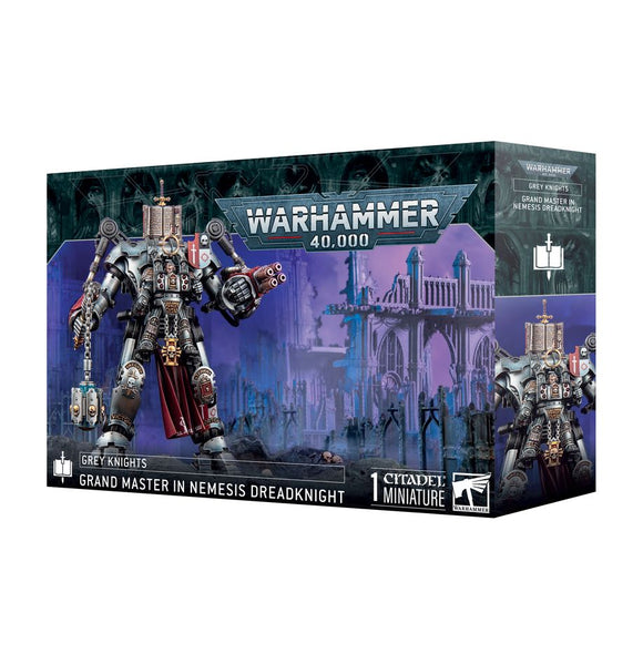 Warhammer 40,000 - Grey Knights Grand Master in Nemesis Dreadknight