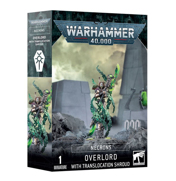 Warhammer 40,000 - Necron Overlord with Translocation Shroud