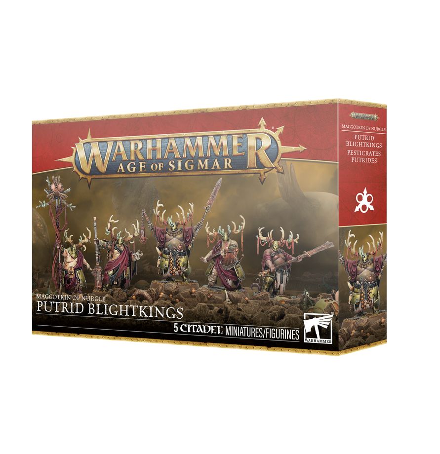 Warhammer Age of Sigmar - Maggotkin of Nurgle Putrid Blightkings
