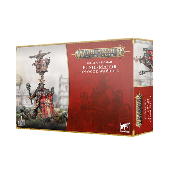 Warhammer Age of Sigmar - Cities of Sigmar: Fusil-Majors on Ogor Warhulks
