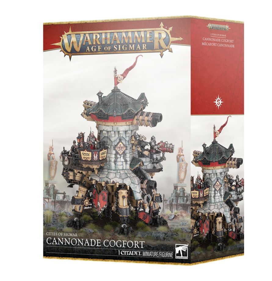 Warhammer Age of Sigmar - Cities of Sigmar Cannonade Cogfort / Conqueror Cogfort