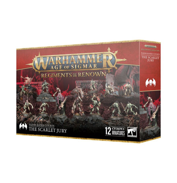 Warhammer Age of Sigmar - Flesh-eater Courts Regiment of Renown: The Scarlet Jury