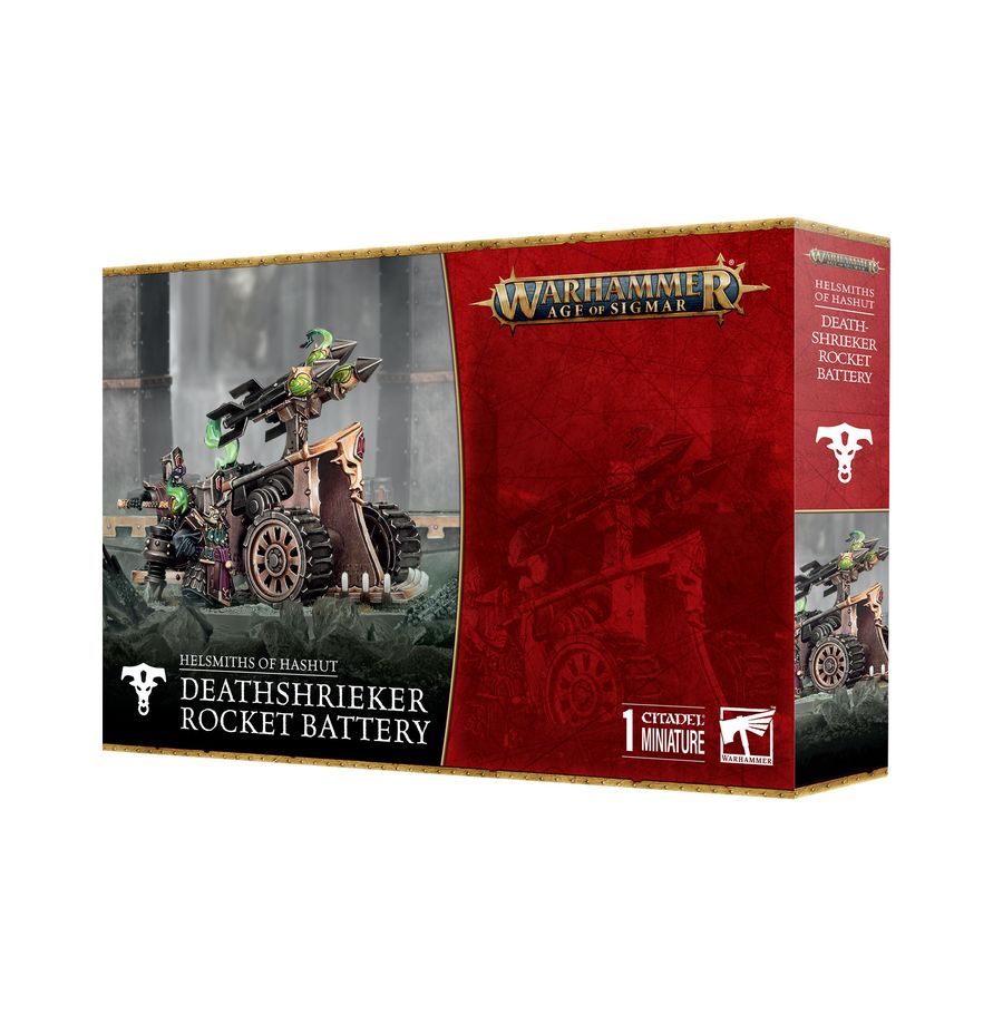 Warhammer Age of Sigmar - Helsmiths of Hashut Deathshrieker Rocket Battery/Tormentor Bombard
