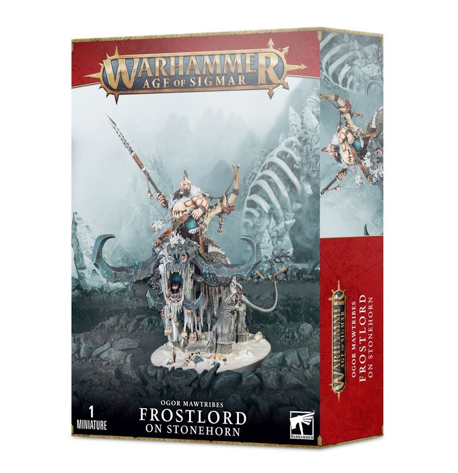 Warhammer Age of Sigmar - Ogor Mawtribes Frostlord on Stonehorn