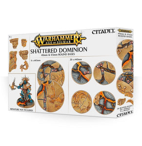 Warhammer - Citadel Shattered Dominion 40 & 65mm Round Bases