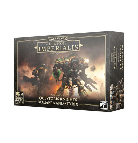 Warhammer: The Horus Heresy – Legions Imperialis: Mechanicum Questoris Knights Magaera and Styrix