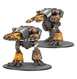 Warhammer: The Horus Heresy – Legions Imperialis: Warhound Scout Titans with Turbo-laser Destructors and Vulcan Mega-Bolters