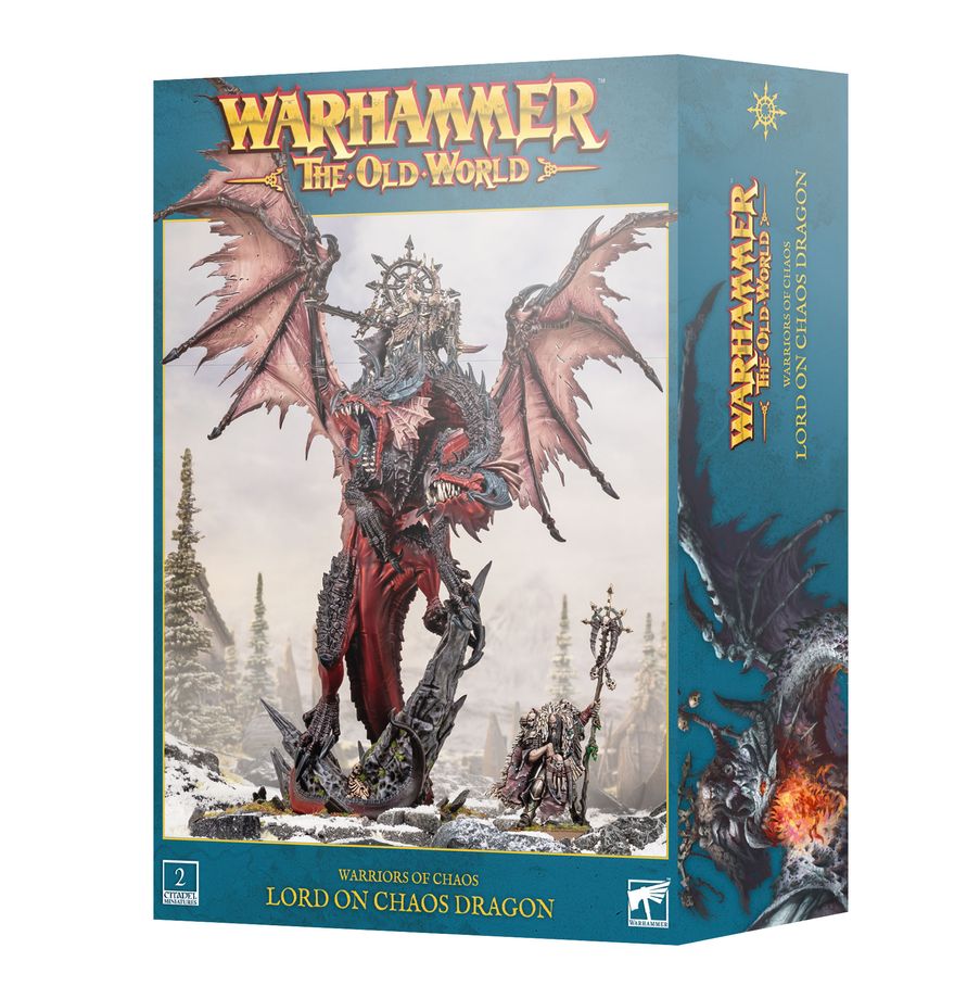 The Old World - Warriors of Chaos Lord/Sorcerer on Chaos Dragon