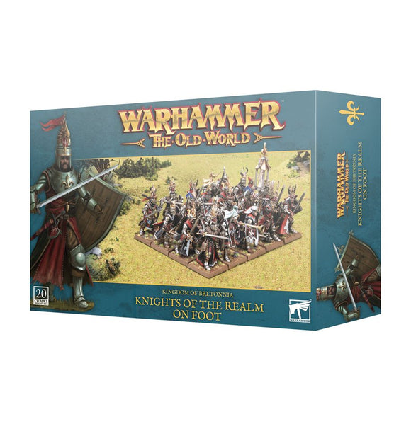 Warhammer The Old World - Kingdom of Bretonnia Knights of the Realm on Foot