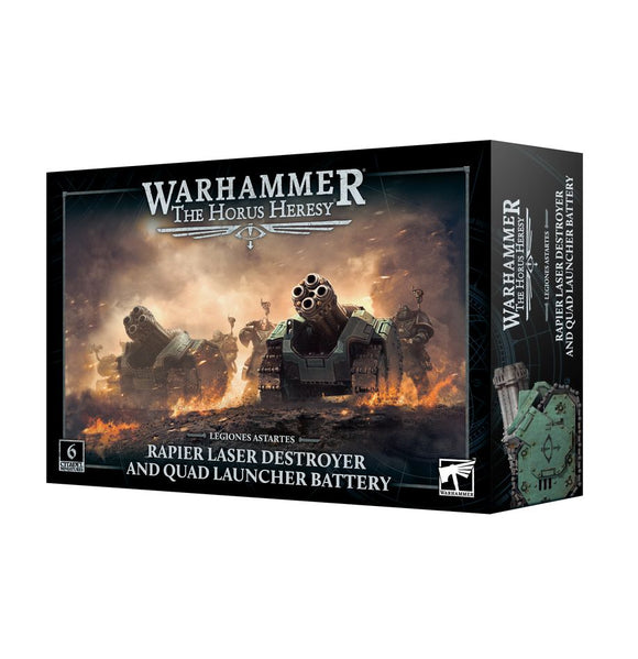 Warhammer: The Horus Heresy - Legiones Astartes Rapier Laser Destroyer and Quad Launcher Battery