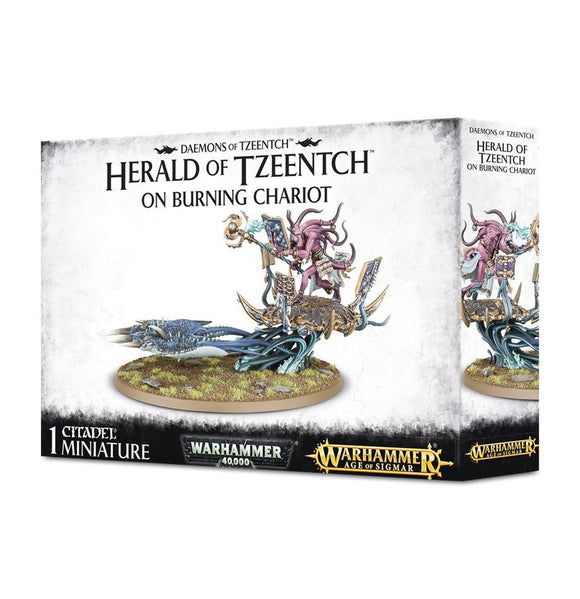 Warhammer 40.000 / Age of Sigmar - Daemons of Tzeentch: Fateskimmer, Herald of Tzeentch or Exalted Flamer on Burning Chariot