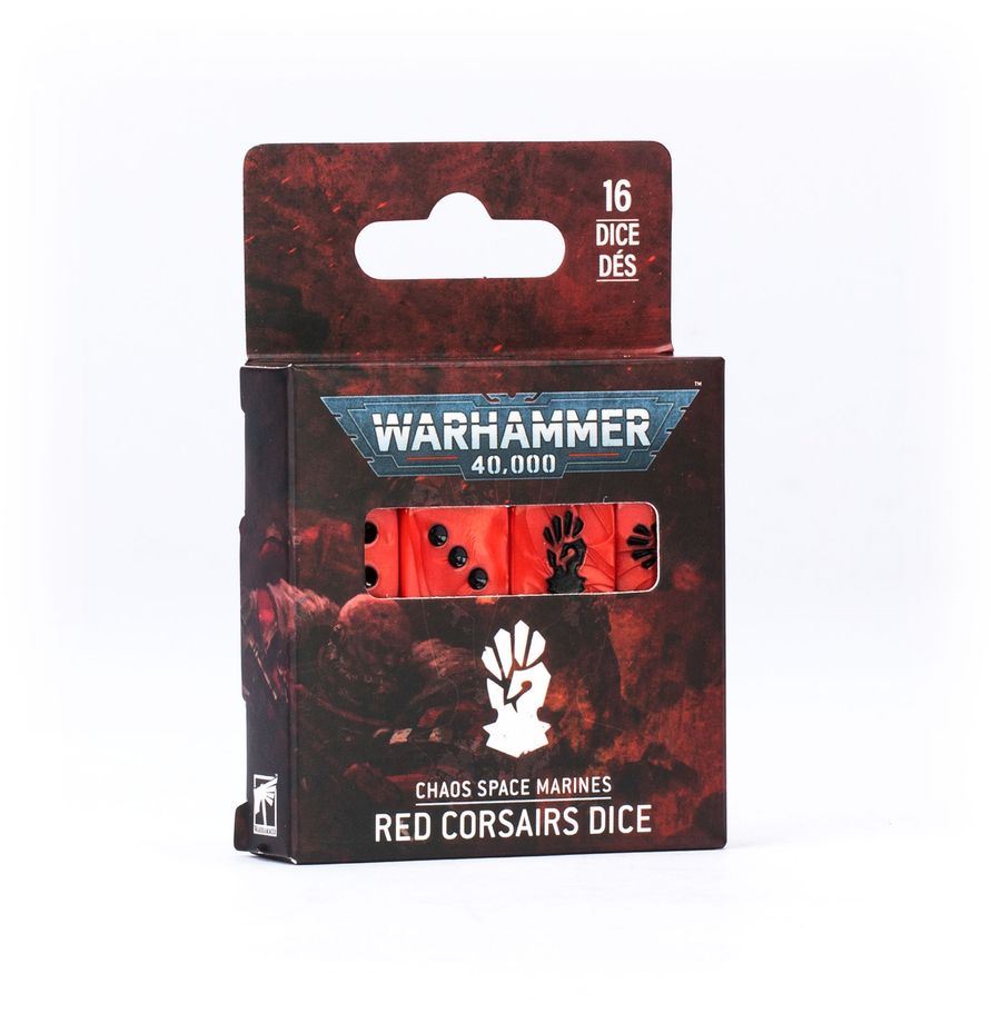 Warhammer 40,000 - Chaos Space Marines Red Corsairs Dice