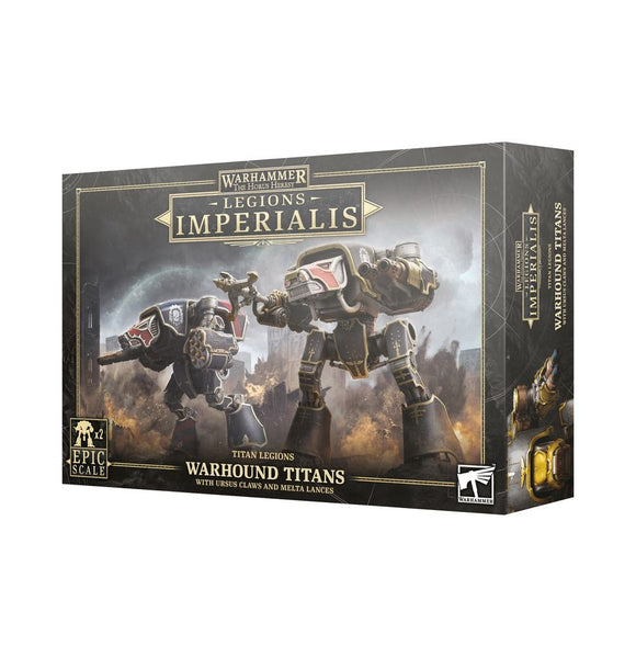 Warhammer: The Horus Heresy – Legions Imperialis: Warhound Titans with Ursus Claws and Melta Lances