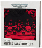 Warhammer 40,000 - Merchoid: Chaos Knitted Hat & Scarf Set