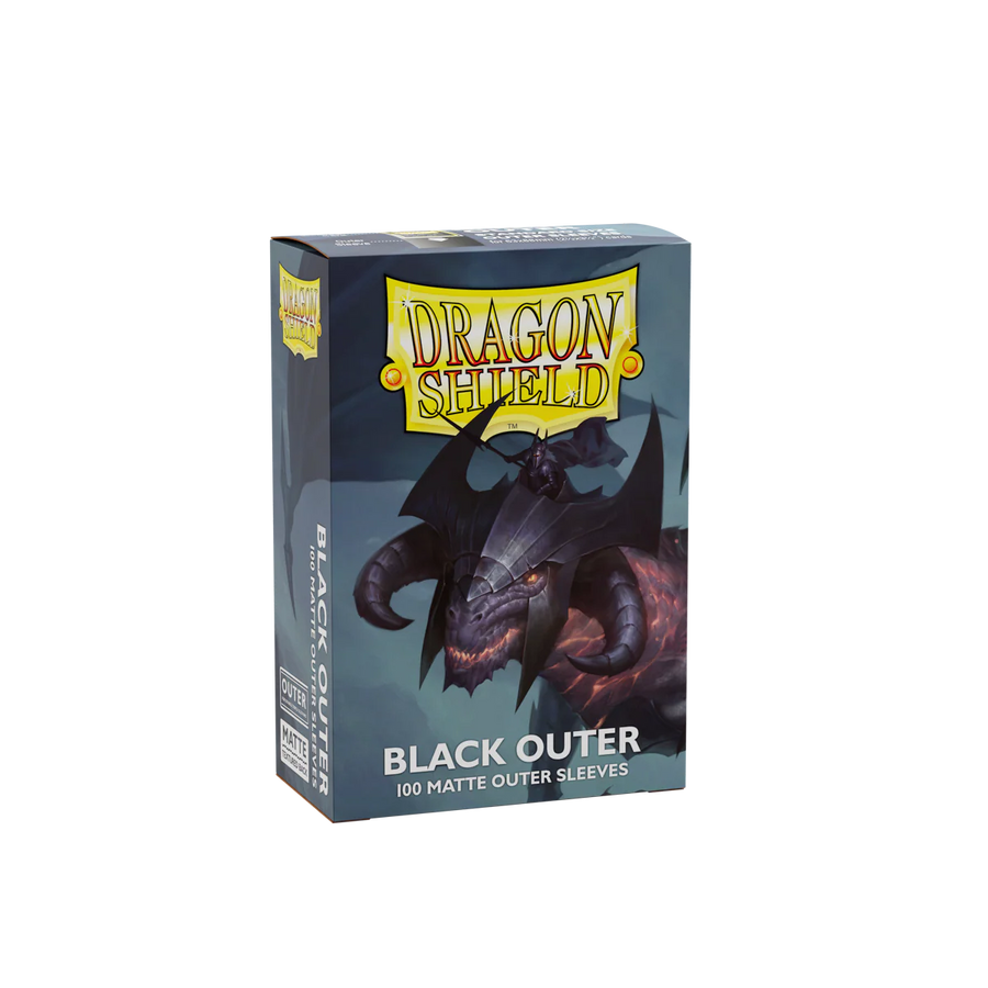 Dragon Shield Outer Sleeves Matte Black (100 st)