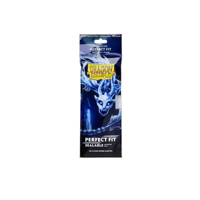 Dragon Shield Sealable Perfect Fit Clear Japanese Size (100 st)