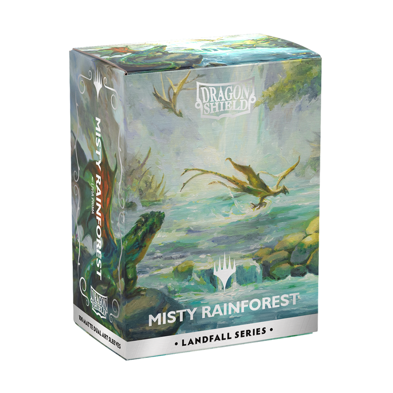 Dragon Shield Matte Dual Art Landfall Series - Misty Rainforest