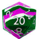 Mystery Dice Goblin - Silicone Jumbo D20 (Multiple variants)