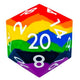 Mystery Dice Goblin - Silicone Jumbo D20 (Multiple variants)