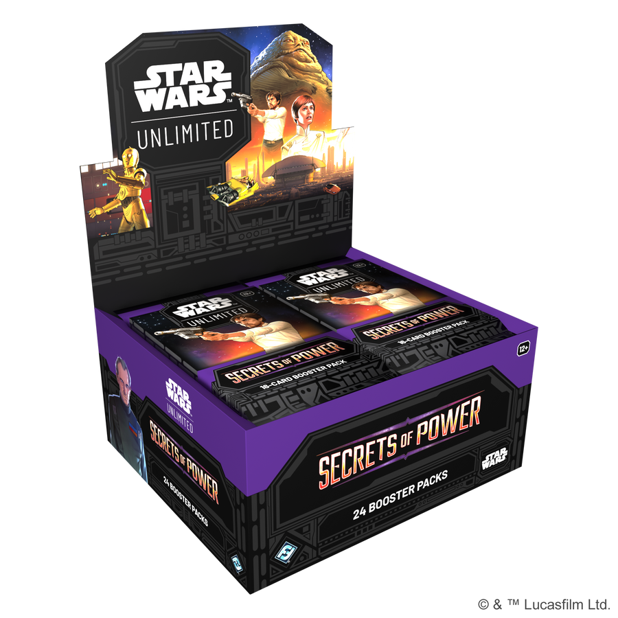Star Wars™: Unlimited - Secrets of Power Booster Display
