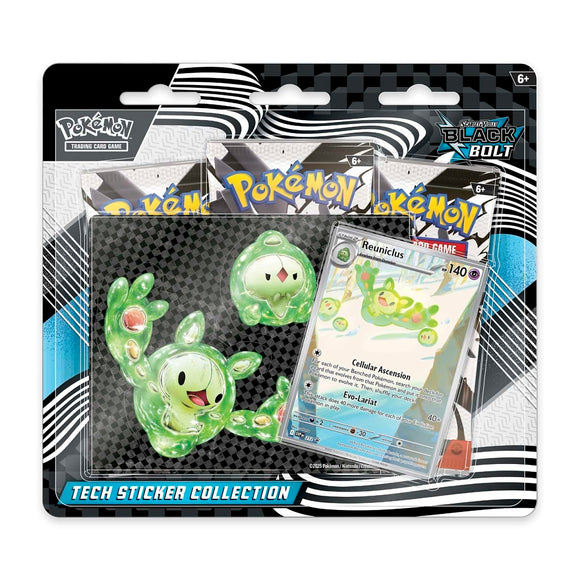 Pokémon TCG: Scarlet & Violet 10,5 - Black Bolt Tech Sticker Collection (Max 1st/kund!)