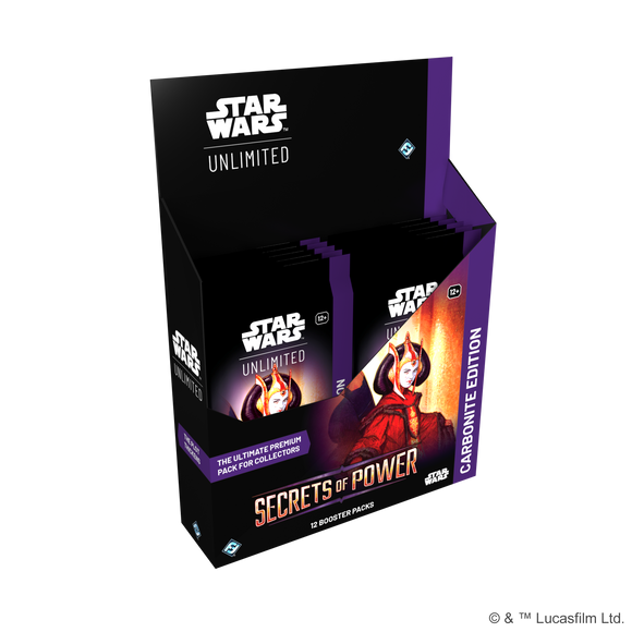 Star Wars™: Unlimited - Secrets of Power Carbonite Booster Display