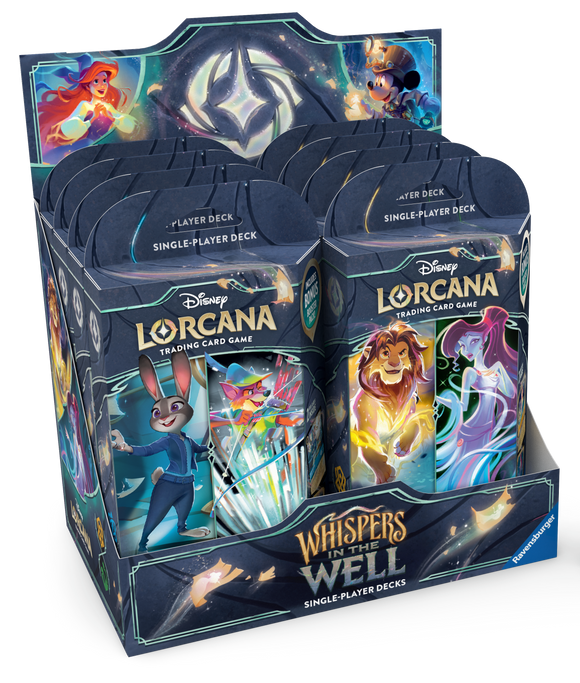 Disney Lorcana: Whispers in the Well Starter Decks