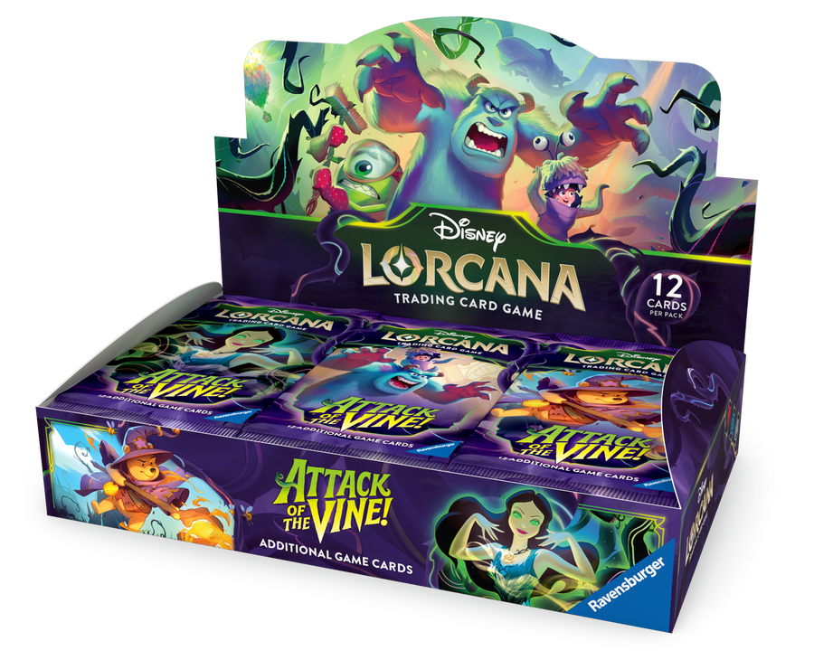 Disney Lorcana: Attack of the Vine! Booster Display