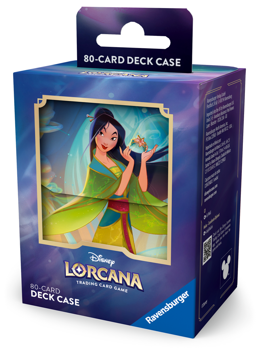 Disney Lorcana: Fabled Deck Box - Mulan Considerate Diplomat