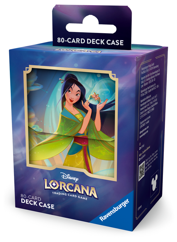 Disney Lorcana: Fabled Deck Box - Mulan Considerate Diplomat