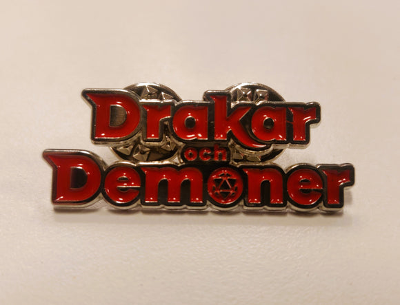 Drakar & Demoner - Pin