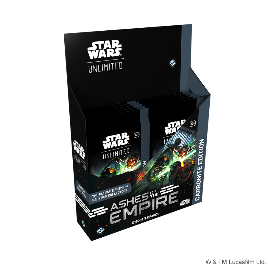 Star Wars™: Unlimited -Ashes of the Empire Carbonite Booster Display