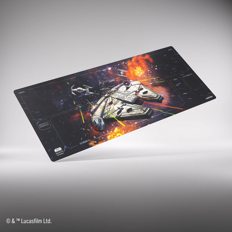 GameGenic Star Wars Unlimited Game Mat Xtra-Wide Playmat: Millenium Falcon