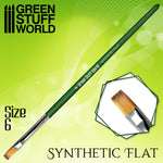 Green Stuff World - GREEN SERIES Synthetic Flat Brush (Multiple)