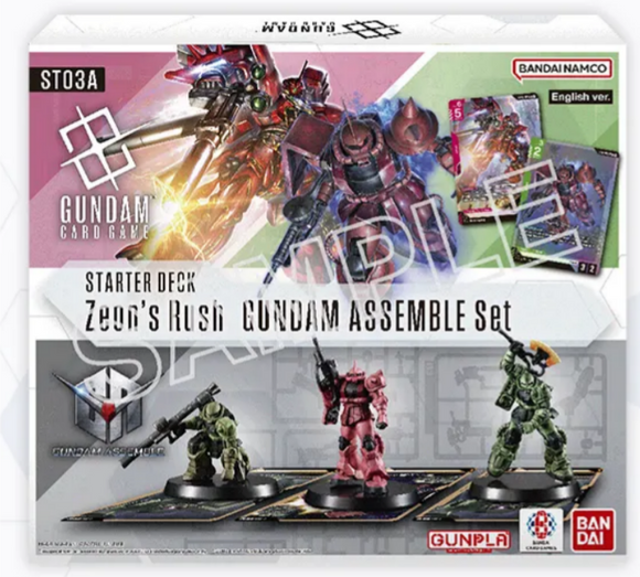 Gundam CG Assemble Starter Deck - Zeon's Rush [ST03]