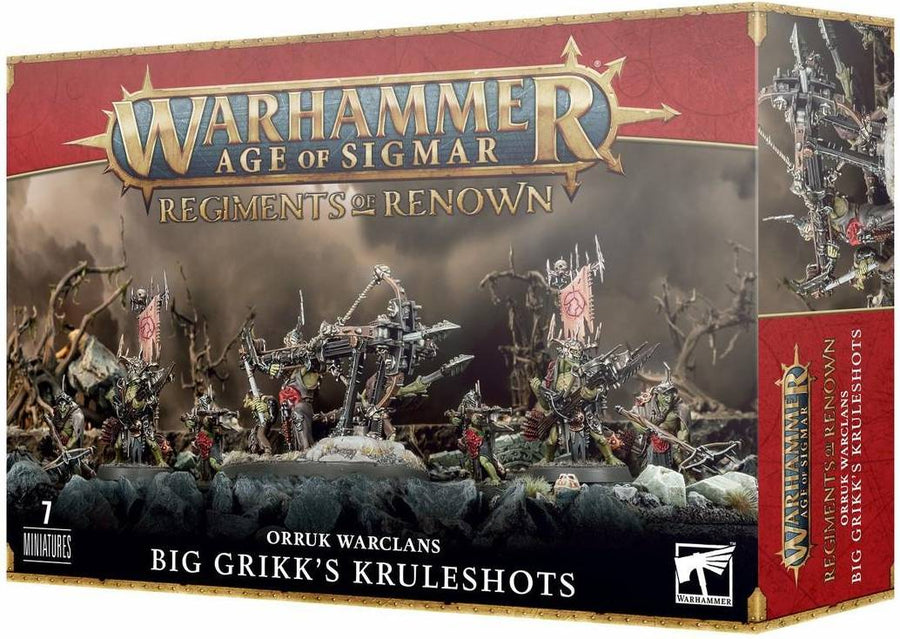 Warhammer Age of Sigmar - Orruk Warclans Big Grikk's Kruleshots